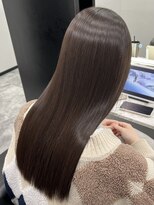 ピリオド 赤坂(Period.)&nbsp;ロングヘアーチョコレートカラー上級髪質改善　赤坂見附