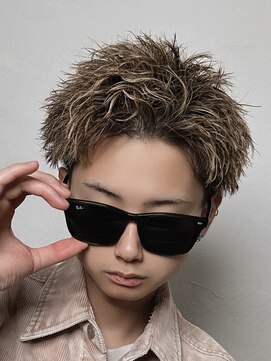 ライズ 渋谷店(RISE) スパイキーショートアップバング渋谷道玄坂メンズショートカット