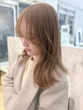 アトロ(Atoro) ブリーチカラーで作るベージュカラー/ミルクティーベージュ