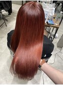 【Feria 渋谷】イルミナカラー×レッドオレンジ"Tsuyuki"