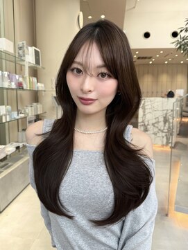 ミンクス 原宿店(MINX) グレージュブルージュ透明感カラー小顔ヘア韓国レイヤーカット