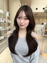 ミンクス 原宿店(MINX) グレージュブルージュ透明感カラー小顔ヘア韓国レイヤーカット