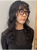 くるくるパーマ/レイヤーカット/ロングレイヤー/くせ毛パーマ