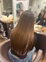 ヘアーデザインルアナ(Hair design Luana.) 髪質改善カラーでつくるライトベージュ