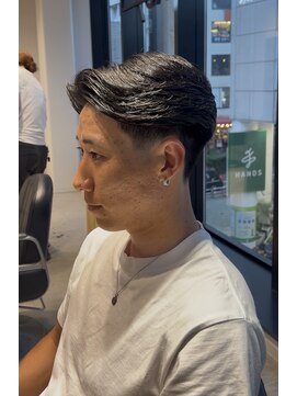 グルーマーズトウキョウ 渋谷店(GROOMER/S TOKYO) ラフカール リバースセンターパート ニュアンスパーマ メンズ