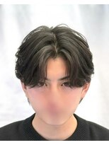 メンズヘアセンス 渋谷(MEN'S HAIR SENSE)&nbsp;ニュアンスパーマ/センターパート/メンズ/眉毛/フェザーパーマ