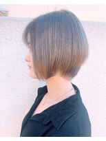 シエ バイ ケンジ 湘南台(sie by KENJE)&nbsp;ダークパープル/ナチュラルショート/夏のヘアアレンジ/湘南台