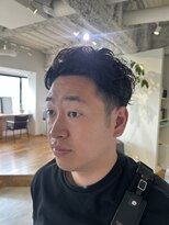 スリー(three.)&nbsp;オールバックパーマ