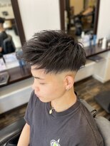 グラスヘア 流川店(Grass Hair) ツーブロック スキンフェード