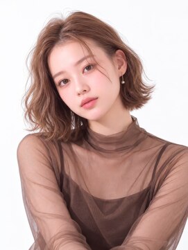 ルービック 枚方(Rubik's) ふんわり外ハネボブ×センターパートで大人可愛い
