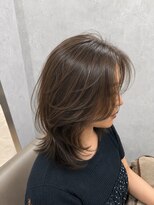 ネウィ 宮崎店(newi)&nbsp;透明感☆アッシュブラウン×ふんわりミディアムレイヤー