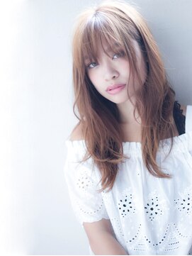 マリアバイアフロート(Maria by AFLOAT) 斜めバングシースルーで小顔に大人かわいいマーメイドアッシュ