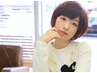 明るい白髪染め♪似合わせカット＋髪色改善カラー＋トリートメント　16500円