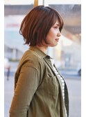 外ハネショートボブ