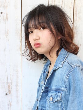 ミスト(mist) 【 mist 】 ゆるふわ切りっぱなしボブ（金沢文庫/金沢八景）