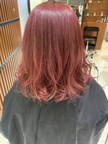 ユーカナヤマ(u Kanayama)&nbsp;ピンクカラー◇ロング巻き髪◇ベビーピンク