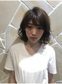 【垢抜けヘア】外ハネミディアム