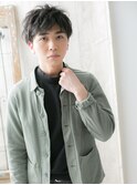 ラフな質感で遊ぶ！グレイアッシュ無造作くせ毛風ヘムライトC