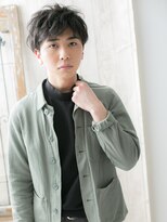 ミスターアンドミセス ファミリーカットサロンビーンズ 草加店(Mr&Mrs Beans)&nbsp;ラフな質感で遊ぶ！グレイアッシュ無造作くせ毛風ヘムライトC