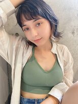 ルービック 豊中(Rubik's)&nbsp;ウルフレイヤーボブ×インナーカラー×毛先パーマ