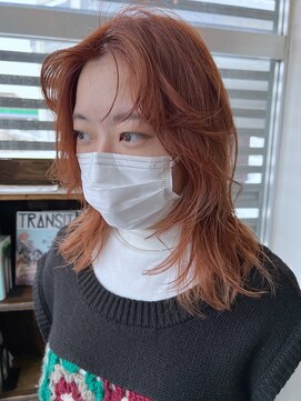 ザ カラー ラボ(THE COLOR LABO) ケアブリーチ　ダブルカラー　コリアンオレンジ