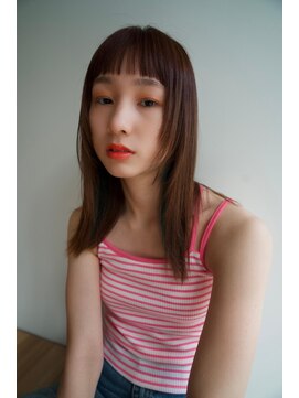 アオイ(aoi.) 薬院【aoi.】オン眉インナーカラー