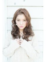 ステージ(STAGE)&nbsp;ペールベージュセクションカラーグラデーションカラー外ハネボブ