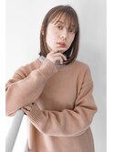 さらっと柔らかなボブ