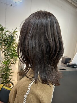 ナンバースリー 溝の口店(Number Three) くびれミディアム×ナチュラルハイライト