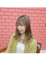 キャンディーエッグ(Candy egg)&nbsp;原口☆ミルクティ×イエローグラデ