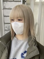 ハチ(HACHI)&nbsp;韓国っぽホワイトブロンド