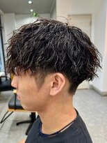 フゥ 宇都宮(FeU) 波巻きスパイラルパーマツイストパーマメンズマッシュパーマ