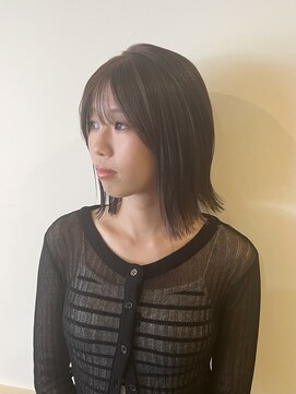 ソイルアヴェダ(Soil AVEDA) 切りっぱなしボブグレージュ