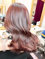 ミシェリー 新宿店(misherry)&nbsp;新宿ブリーチなしチェリーレッドカラー/ブラウンメルティカラー