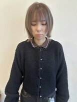 Idk ウルフボブ＋ミルクティー