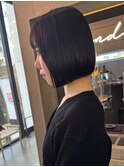 メルティカラー似合わせカットウェーブミディアム縮毛矯正ボブ