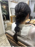 【buZonブゾン】　髪飾りなし玉ねぎ編み下ろしアレンジ