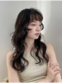 おしゃれパーマレイヤーパーマコテ巻き風パーマパーマヘア