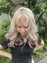 ブロンド(Blonde)&nbsp;デザインカラー　裾カラー　ハイトーン