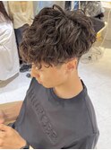 波巻きパーマメンズパーマニュアンスサーフ【外苑前KIND南青山】