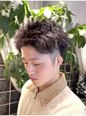☆ men's/メンズ/スパイキーショート/フェード/ニュアンスパーマ