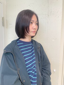 ◆ボブと顔まわりレイヤーで小顔効果◎