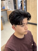 メンズギフト(men's GIFT)&nbsp;ラルフカールフェザーパーマセンターパート