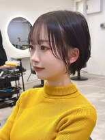 メルバイグラフ 梅田(mel by GRAFF)&nbsp;ショートカットxひし形ショートボブ×前髪あり20代30代40代