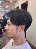 美容室チック 大島店(chic)&nbsp;毛流れセンターパート/メンズヘア/ニュアンスパーマ