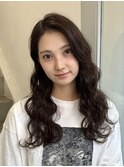 波巻きパーマ/ロング髪質改善白髪ぼかしセミロングボブショート