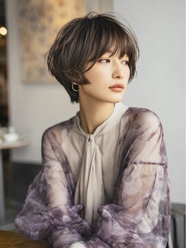 ヒマル 学芸大学(Himaru) 大人女性/ヘアセット黒髪/ショートボブ/ネビージュ/小顔