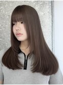 明るめヘーゼルグレージュアッシュグレージュ暗めブリーチカラー