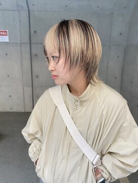 オーン 渋谷(OOn) ミルクティー×ブラウンのミックスカラー