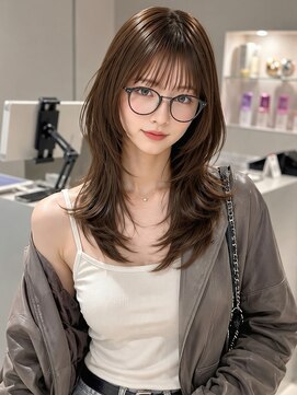ユーフォリア 池袋東口駅前店(Euphoria) ことりベージュミルクティーベージュシースルーカラー大人可愛い